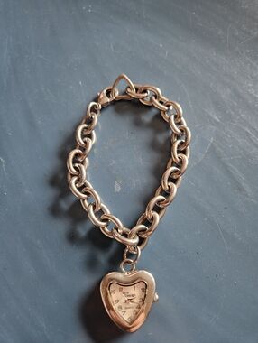 Steel by Design Bracelet Heart Watch